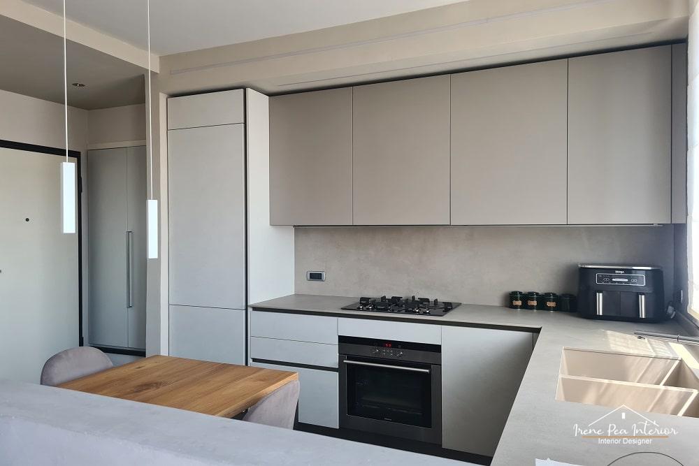 cucina e soggiorno insieme